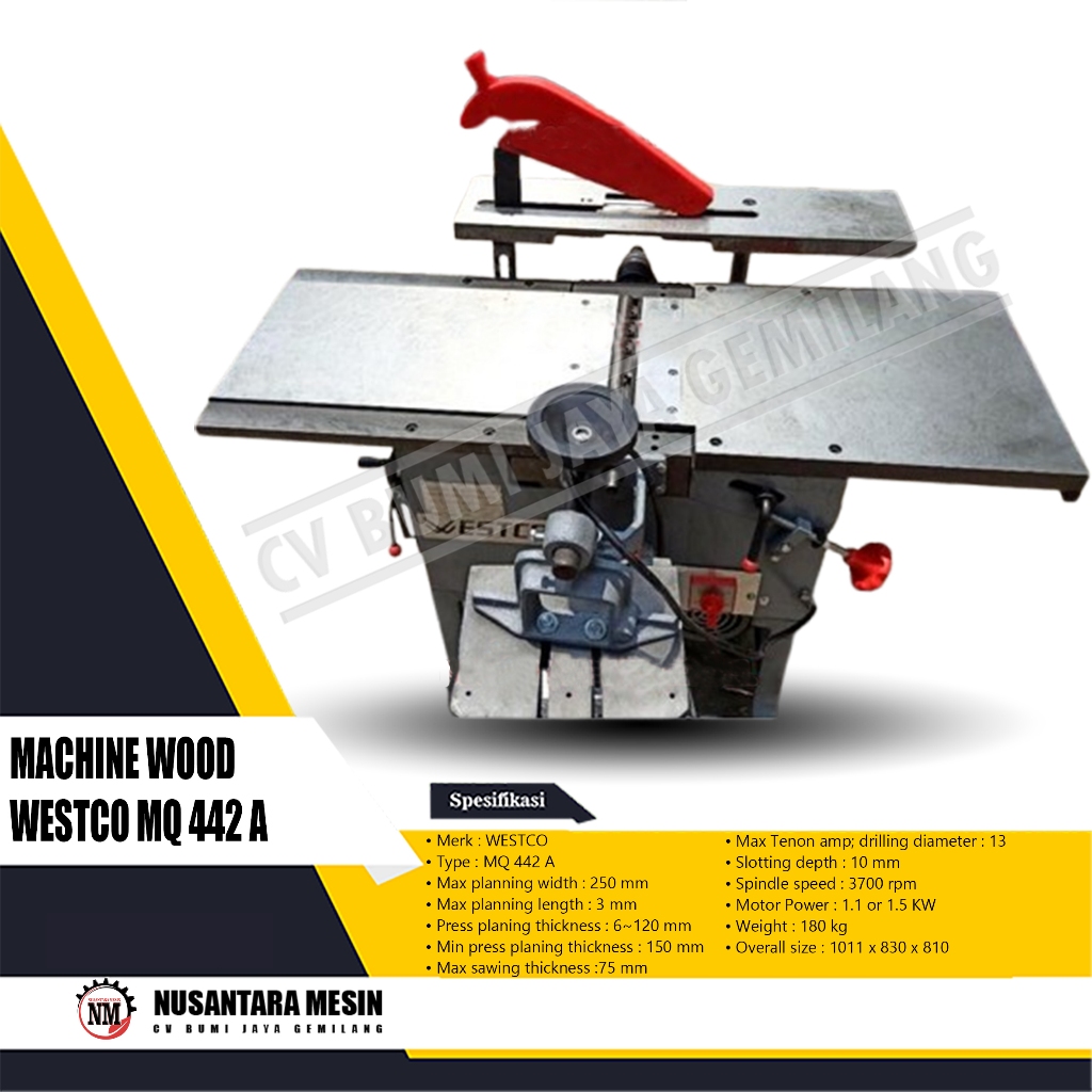MACHINE WOOD WESTCO MQ 442 A