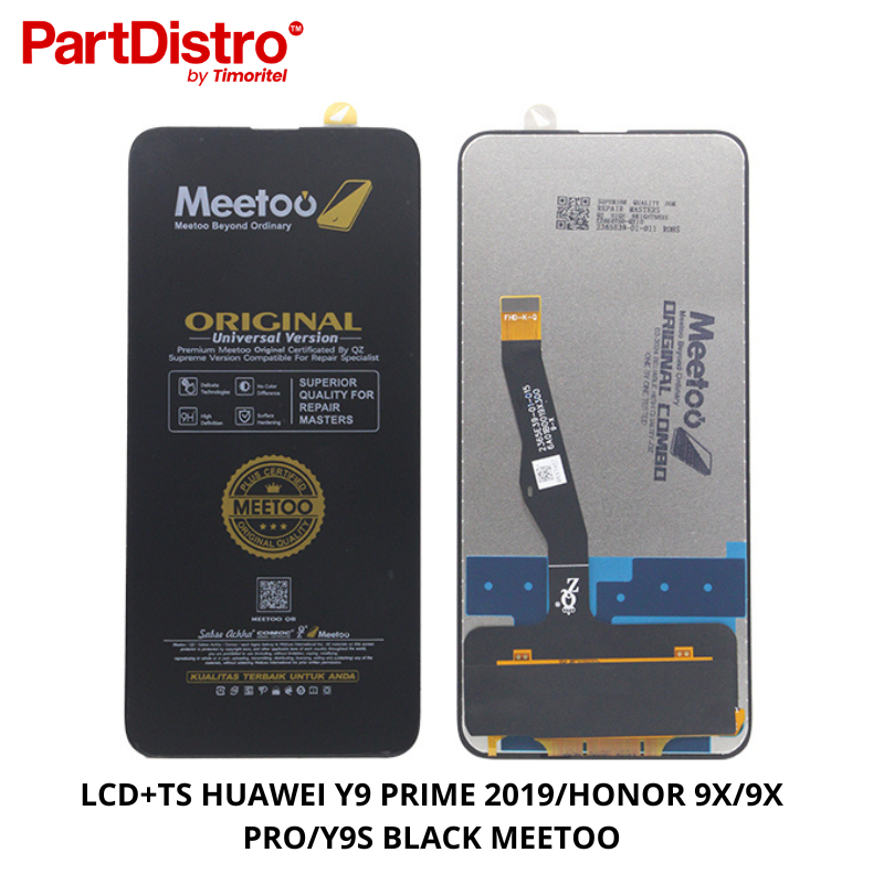 LCD+TS HUAWEI Y9 PRIME 2019/HONOR 9X/9X PRO/Y9S BLACK MEETOO