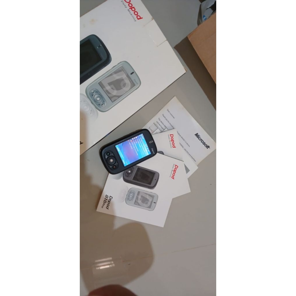 Dopod D818 Pro PDA Windows Jadul Antik Langkah produksi tahun 2007 Normal Lengkap.