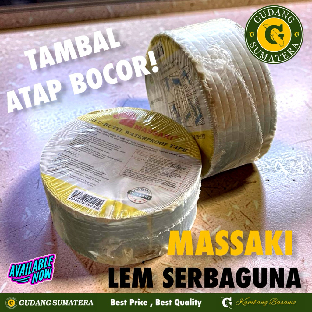 LEM SERBAGUNA / LEM TAMBAL ATAP SENG 5 METER MASSAKI