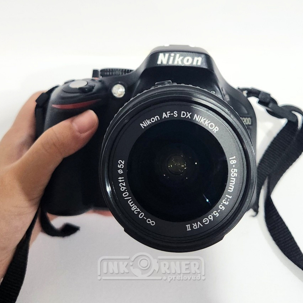 Nikon D5200 DSLR Kit 18-55mm VR Original Bekas Mulus Siap Pakai