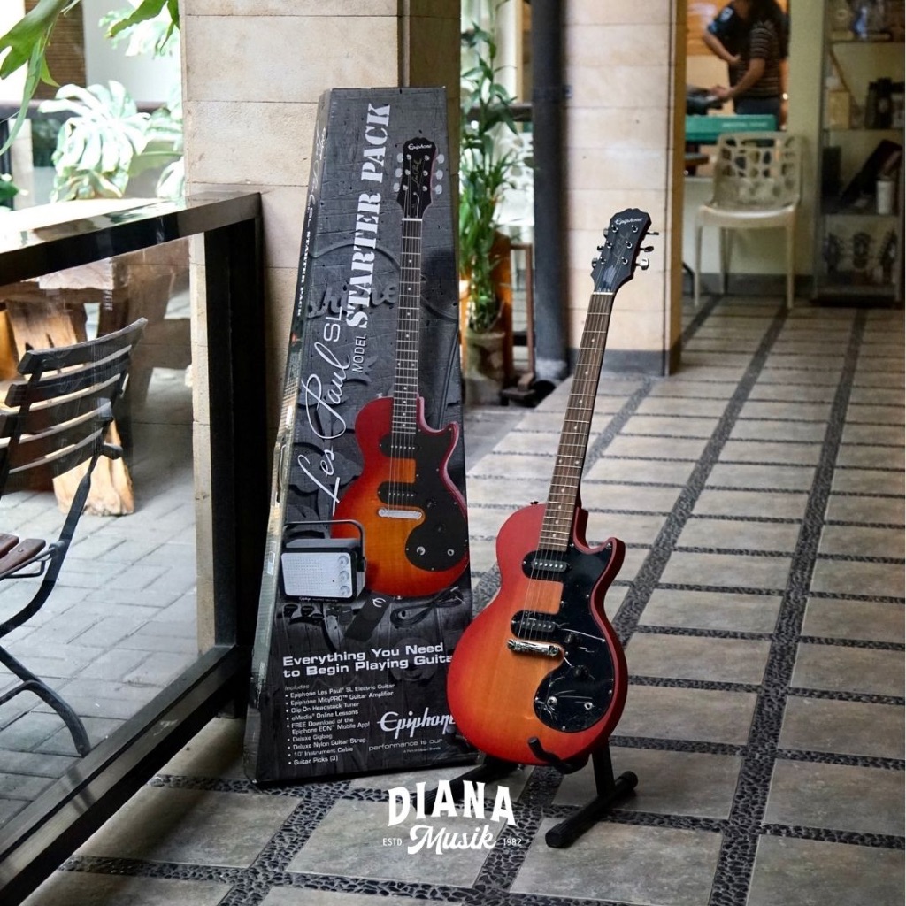 Epiphone Les Paul SL Starter Pack, Heritage Cherry