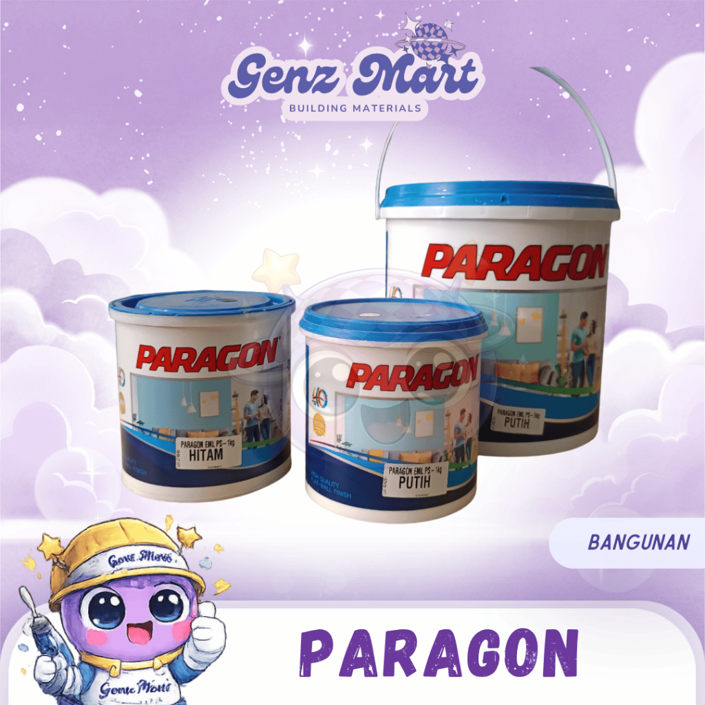 Cat Tembok Paragon 1 kg / Cat Tembok Interior Paragon / Cat Warna Paragon Anti Kelupas TERMURAH