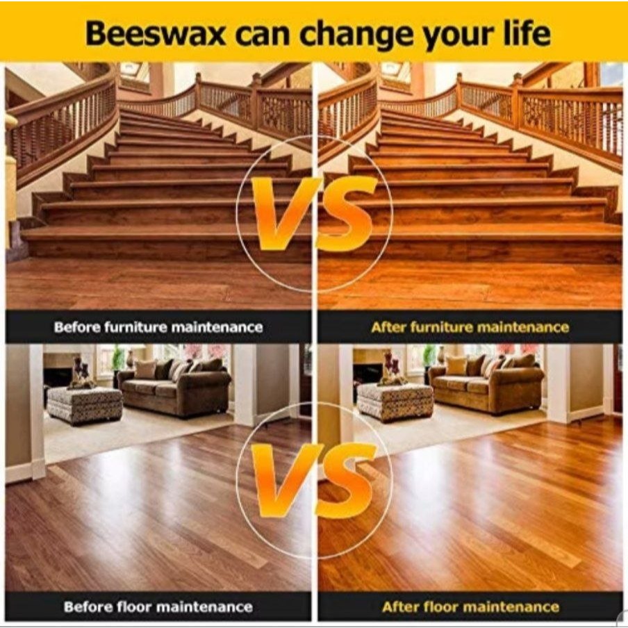 Beli 1 dapat 2 furniture Cream Beeswax pengkilap kayu