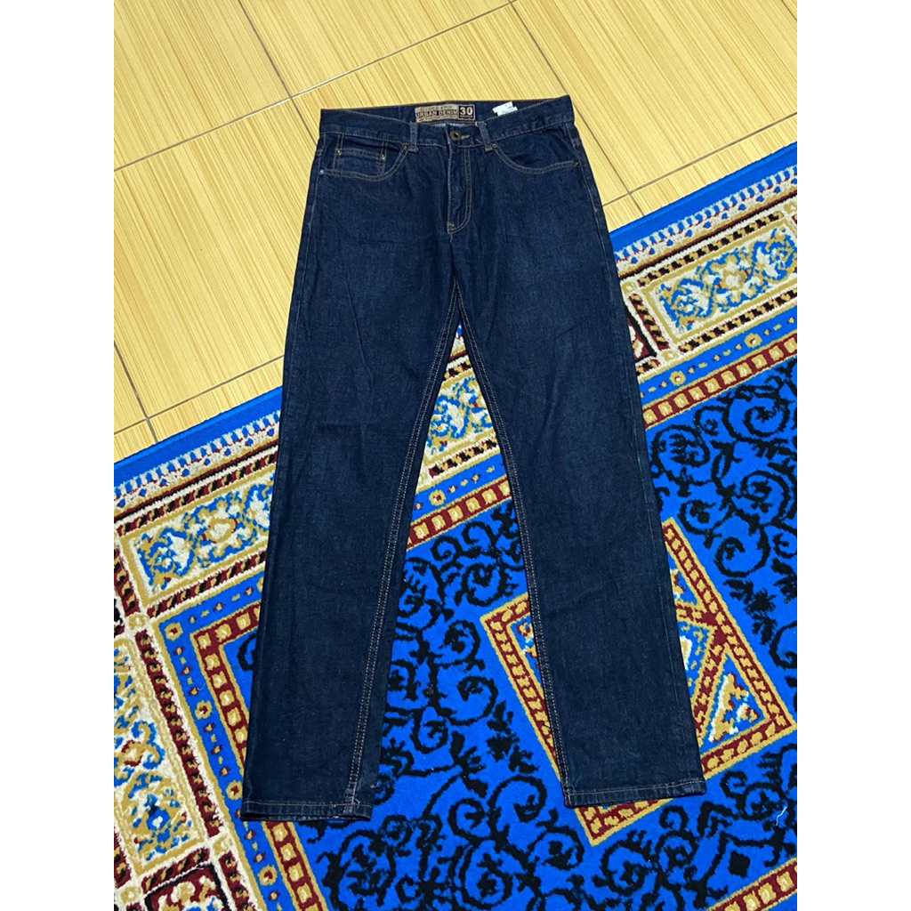 Celana Jeans Giordano Original Blue Navy - size 30