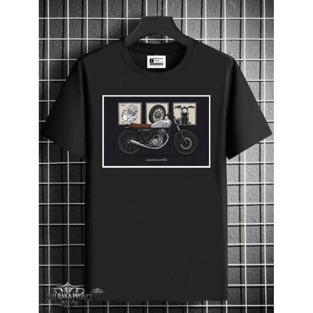 Kaos Distro Motor Japstyle SR400 Classic custom