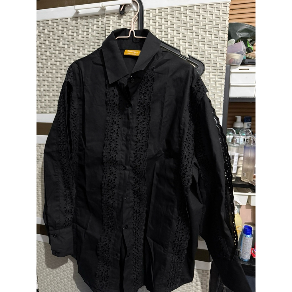 PL NWT NBU SEMINGGU Esme Lace Embroidery Shirt (Kemeja Tunik Renda)