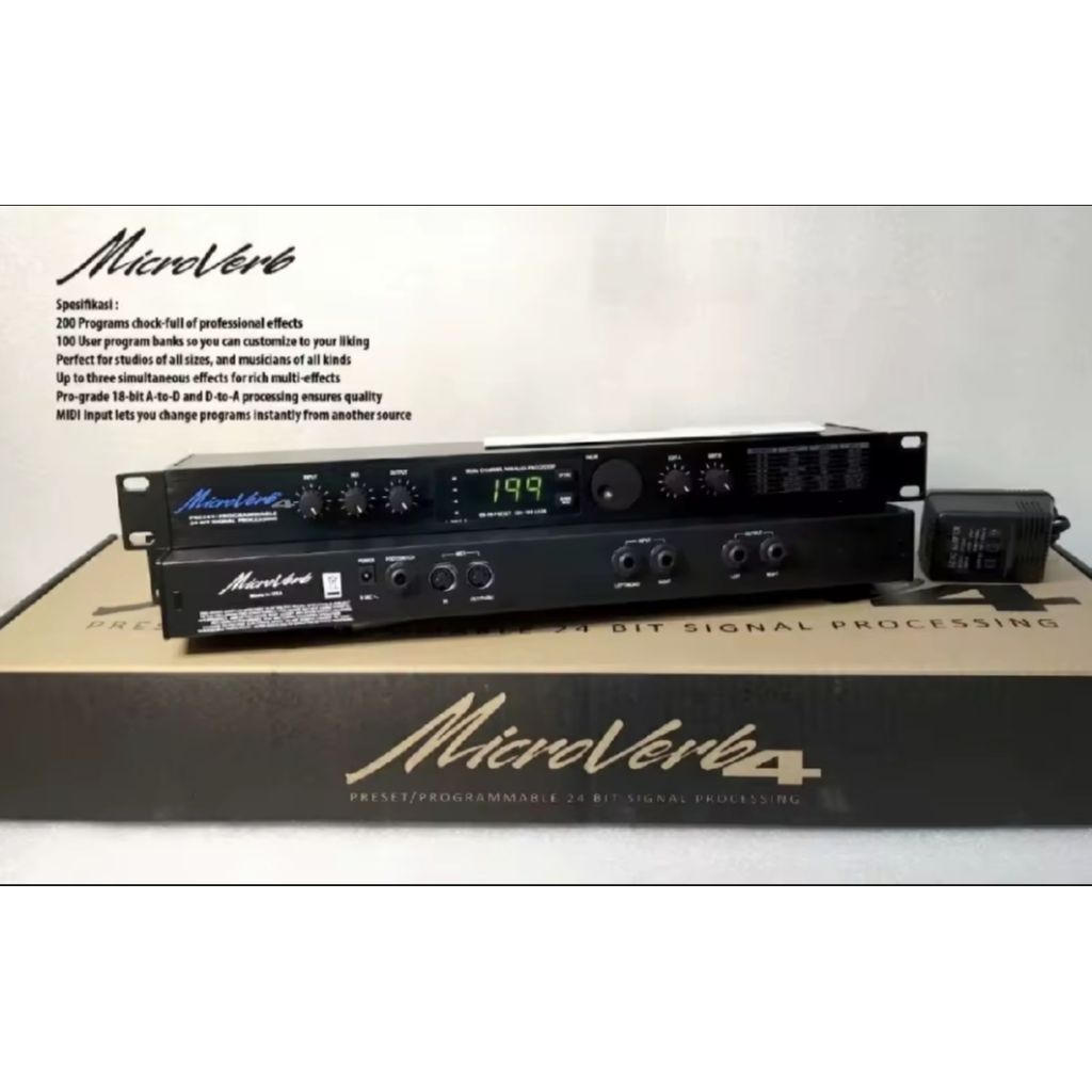Effek Vocal ALESIS microverb4 made in TAIWAN