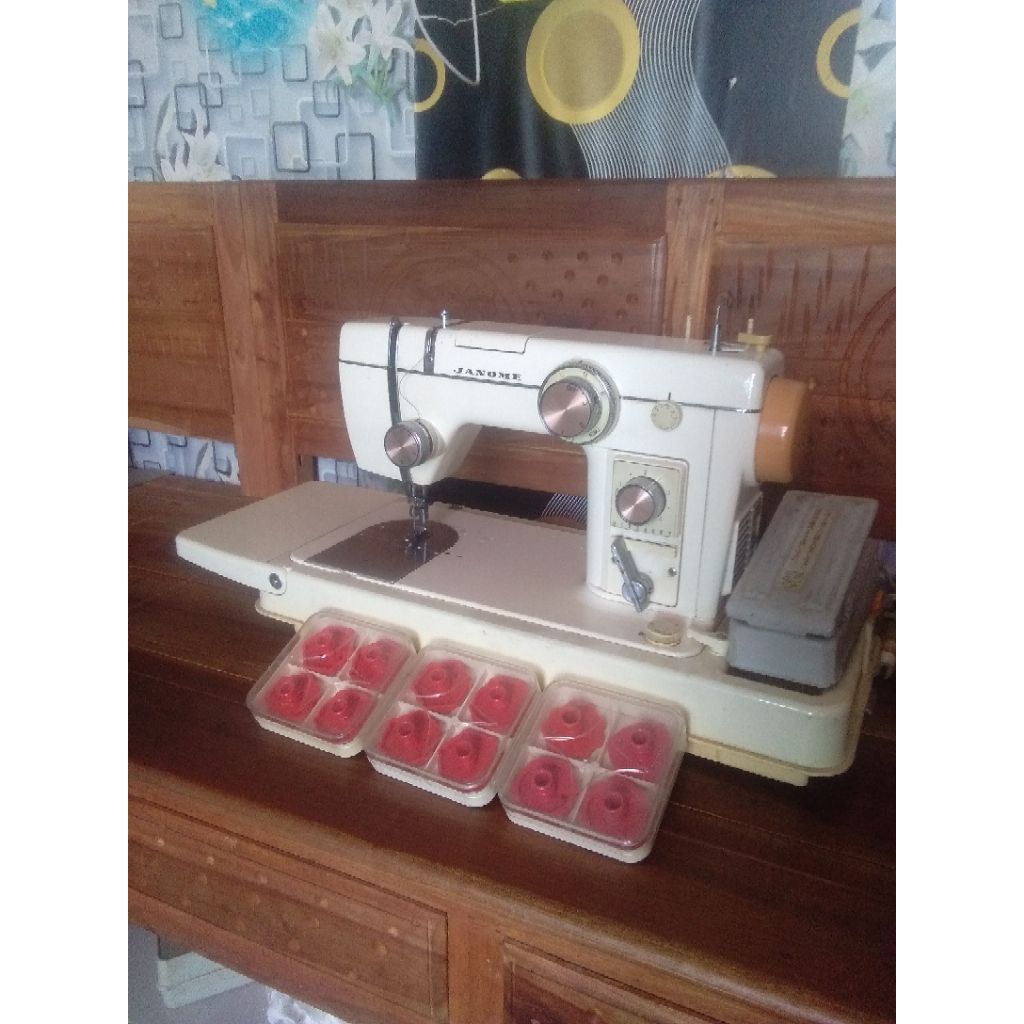 mesin jahit janome lubang kancing