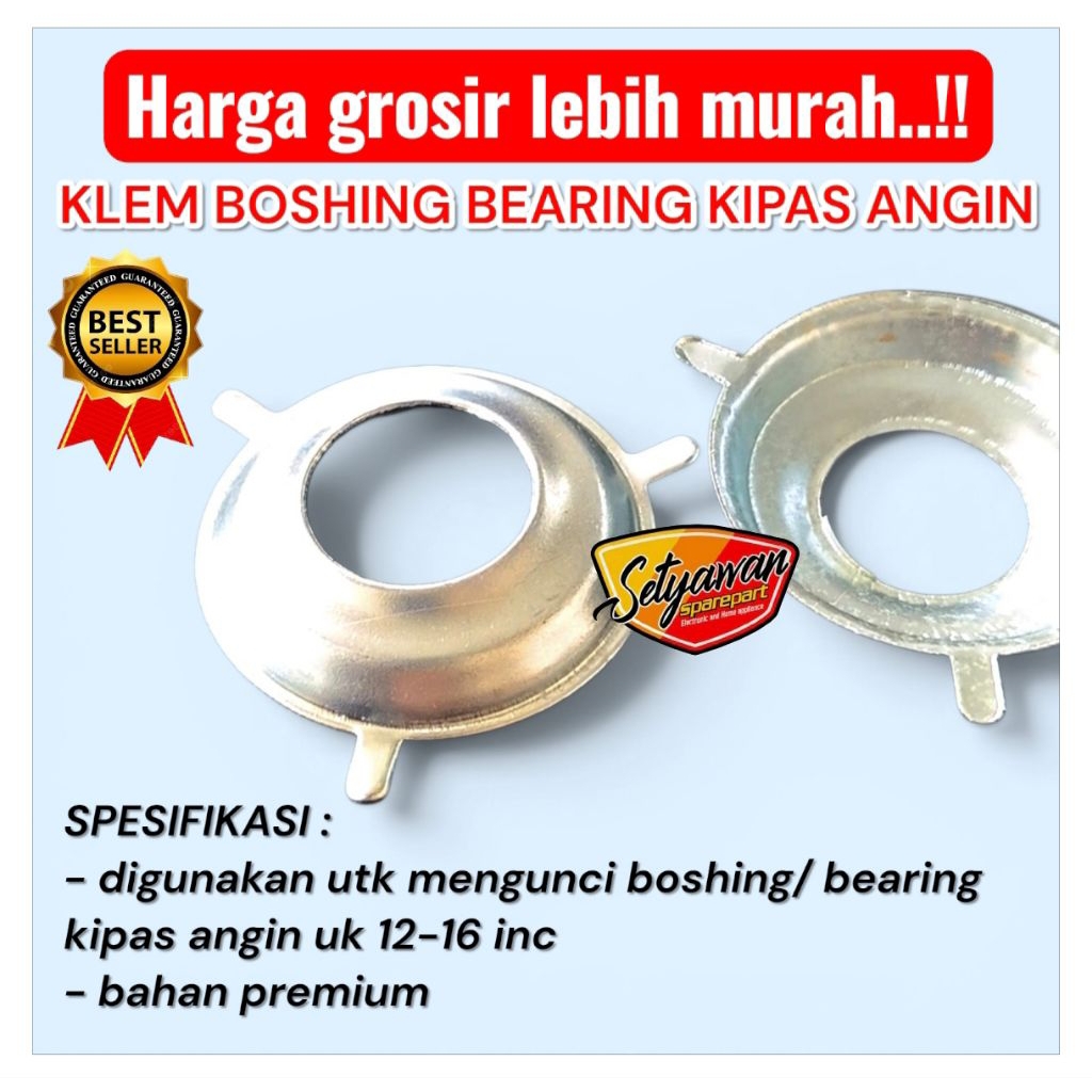 KLEM BOSHING KIPAS ANGIN MASPION KANCING PENGUNCI BOSHING KIPAS ANGIN