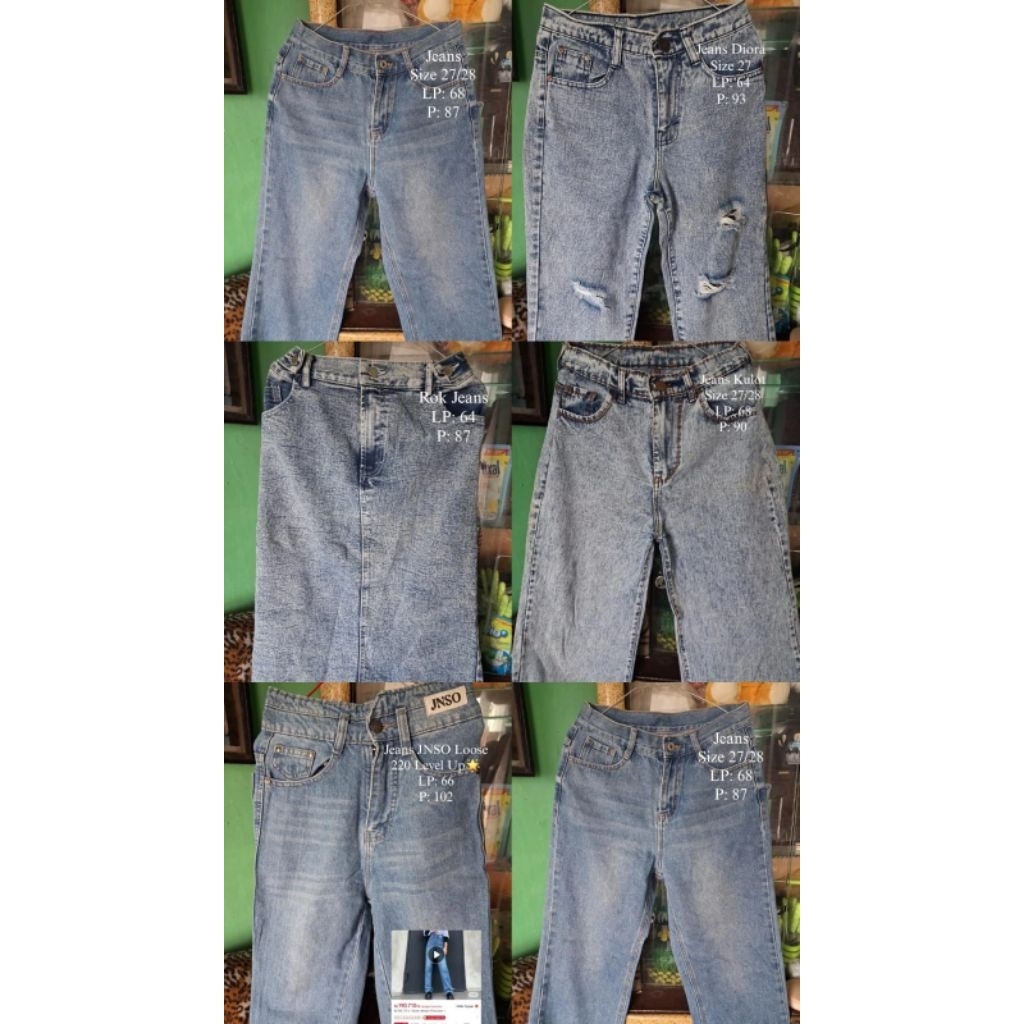 Celana Jeans Denim Edition Yeona, Warpath, JNSO, et al
