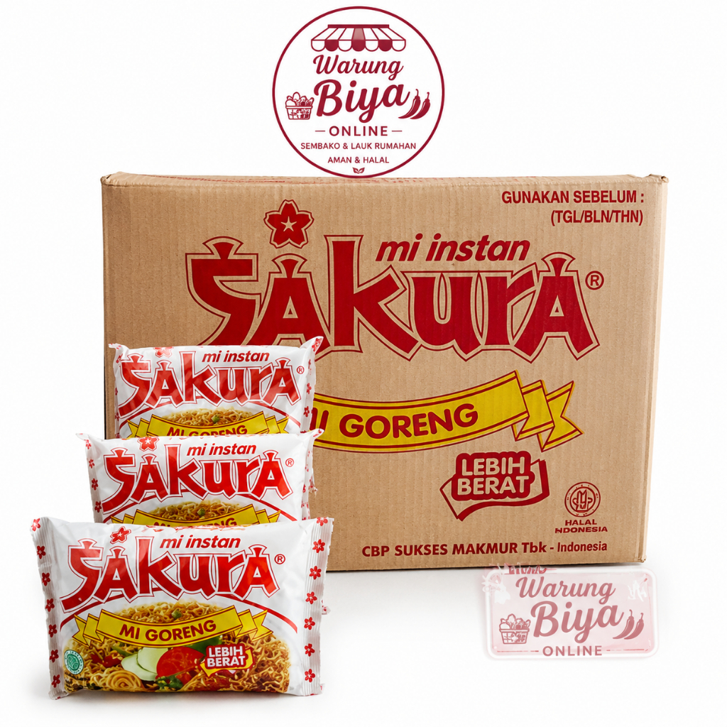 MIE INSTAN SAKURA GROSIR | MIE GORENG ENAK & MURAH