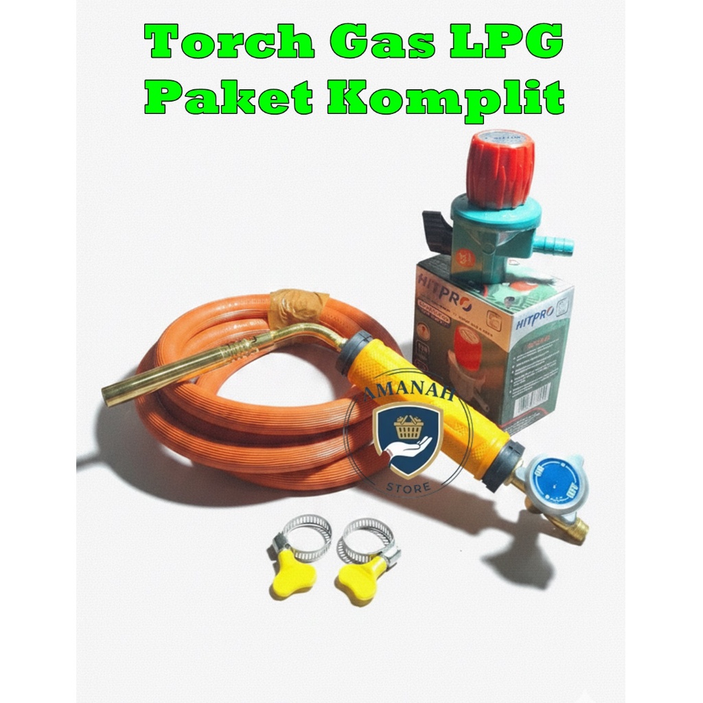Kompor Torch Lpg Komplit kepala torch manual Gas torch blow torch kepala heating alat las mini alat 