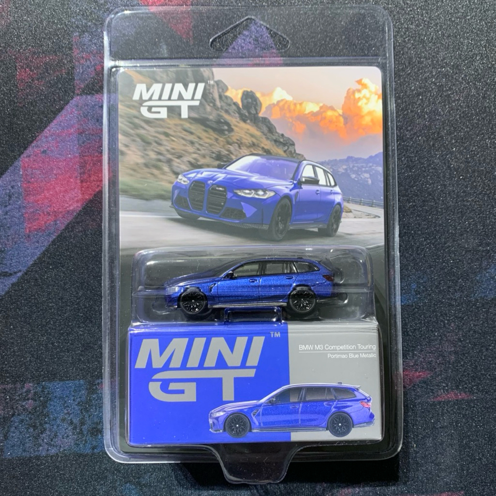 Mini GT Bmw M3 Competition Touring Portimao Blue Metallic