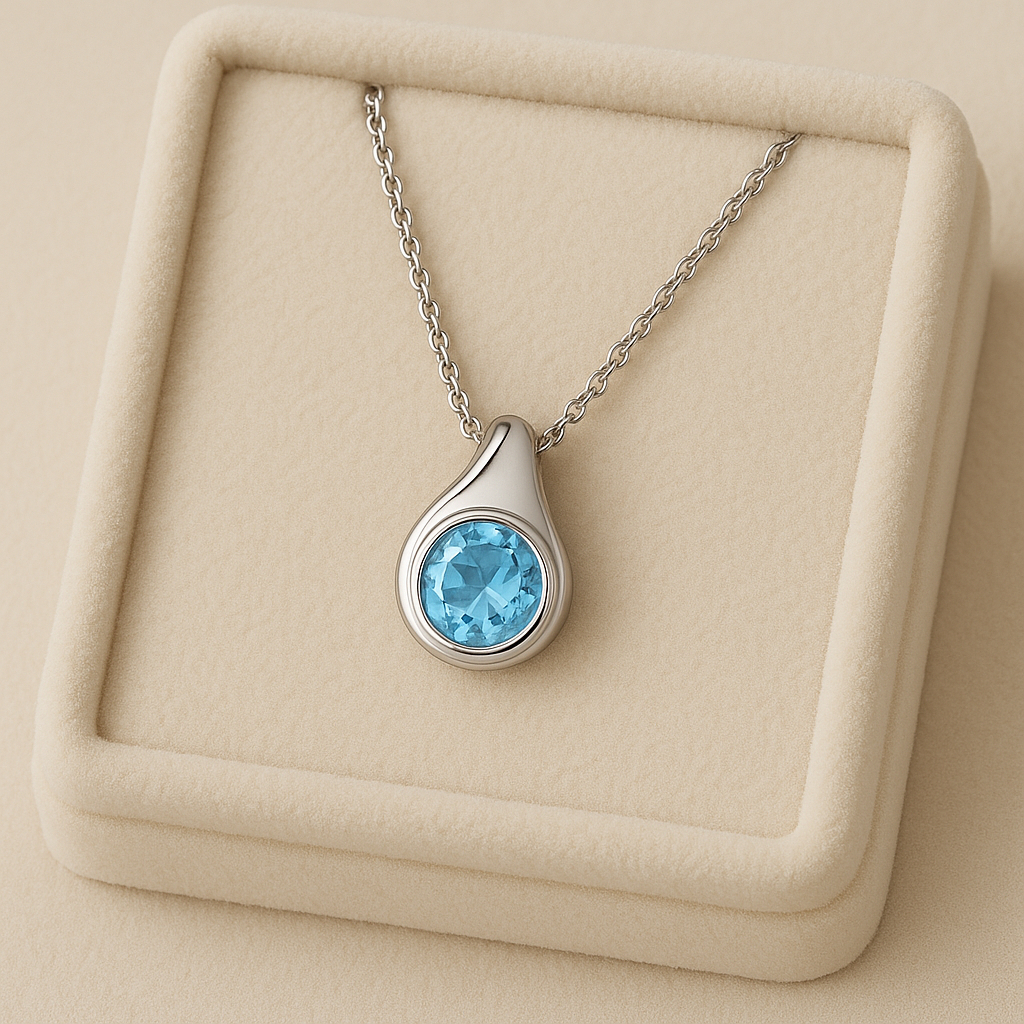 Topaz Meadow Set by Gemarae | Natural Gemstone Set Perhiasan Cincin Anting Kalung Liontin Silver Per