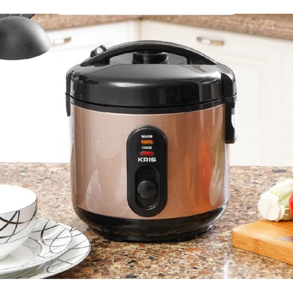 Kris Rice Cooker 1 Liter Dengan Pot Stainless Steel Magic Jar Magic Com Penanak Nasi Alat masak Bera