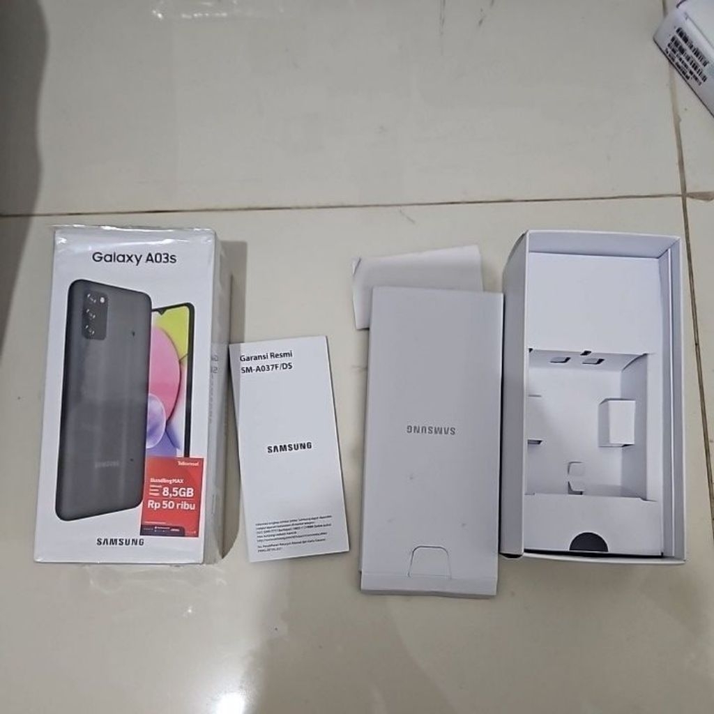 DUS BOX SAMSUNG A30S BEKAS ORI COPOTAN