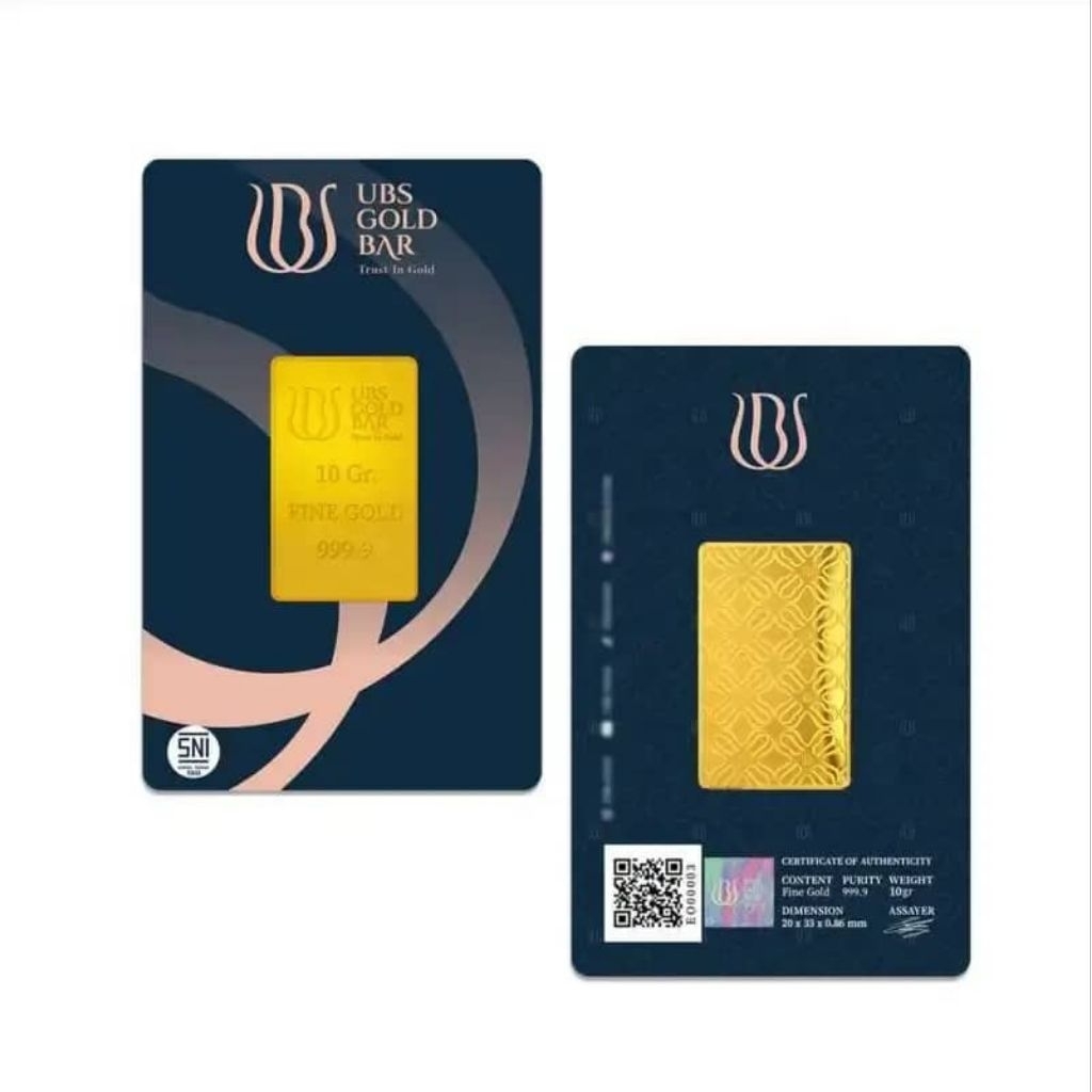 10 GRAM LOGAM MULIA UBS GOLD BAR