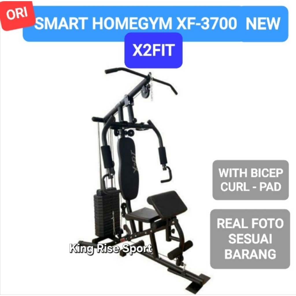 X2FIT Smart HomeGym XF-3700 NEW (With Bicep Curl Pad) - ORI IMPORT