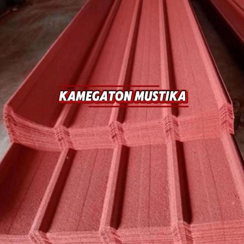 Atap Spandek Pasir Panjang 5Meter Merah