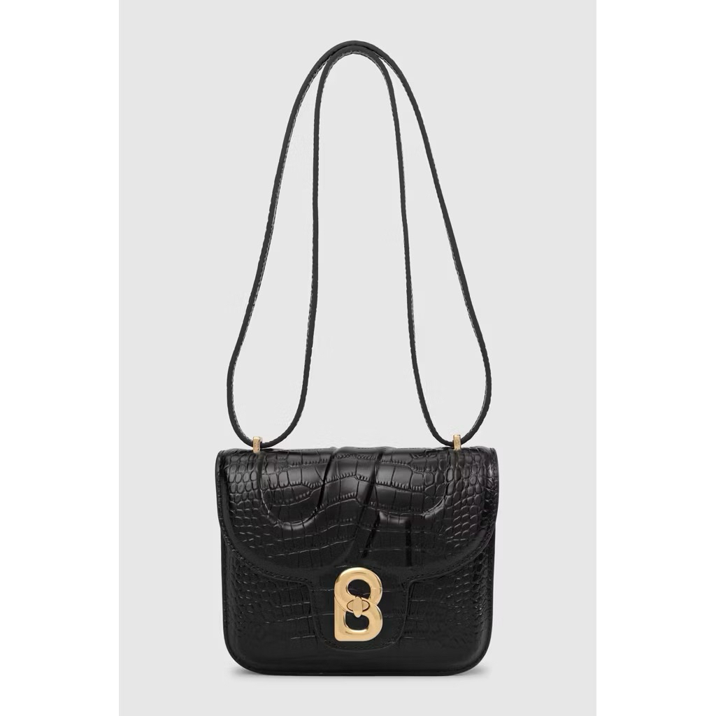 [Tas Buttonscarves] Alba Bag Croco Black