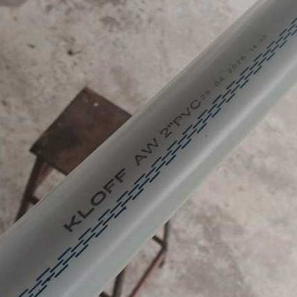 Pipa PVC Kloff 2'' AW / Pipa Kloff PVC 2 inch AW / Pipa Putih Standar 2'' AW / Paralon PVC 2 inch AW