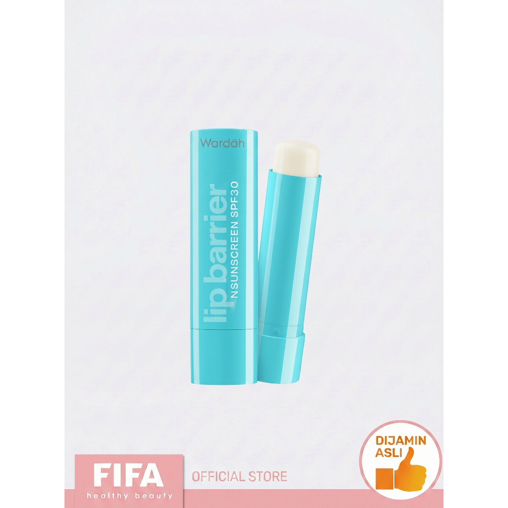Wardah Protect + Care Lip Barrier Sunscreen SPF 30 Neto 4 gr - Wardah Lip Barrier Sunscreen SPF 30