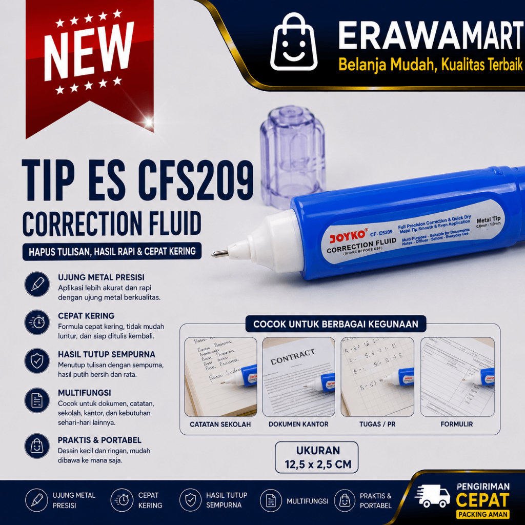 12 PCS TIPE EX - JOYKO CORRECTION TIPE EX JOYKO CF-S209