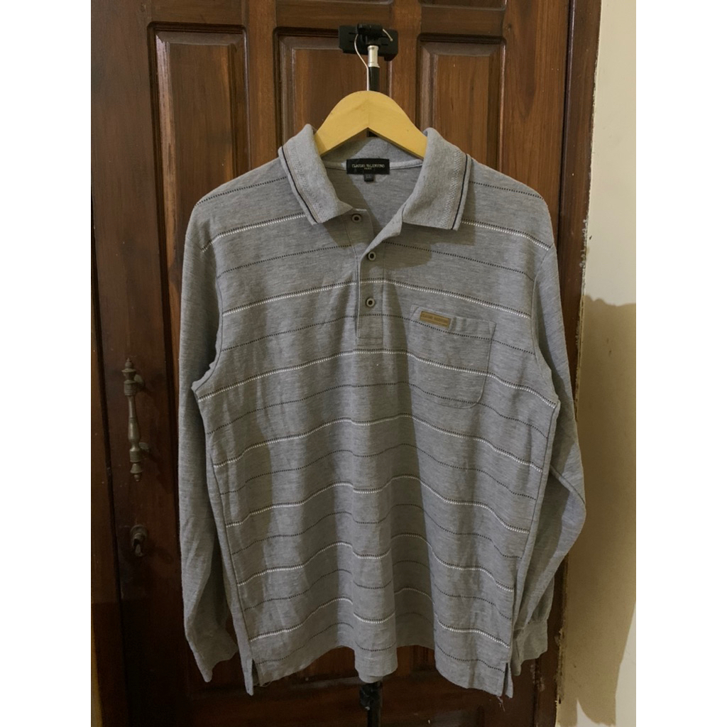 polo shirt longsleeve claudio valentino