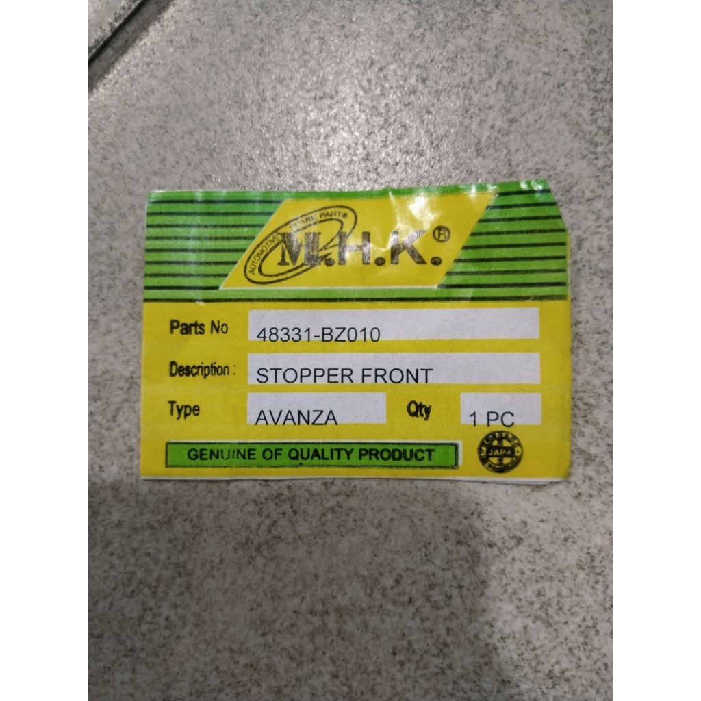 STOPPER TOYOTA AVANZA FRONT (MH) / 48331-BZ010