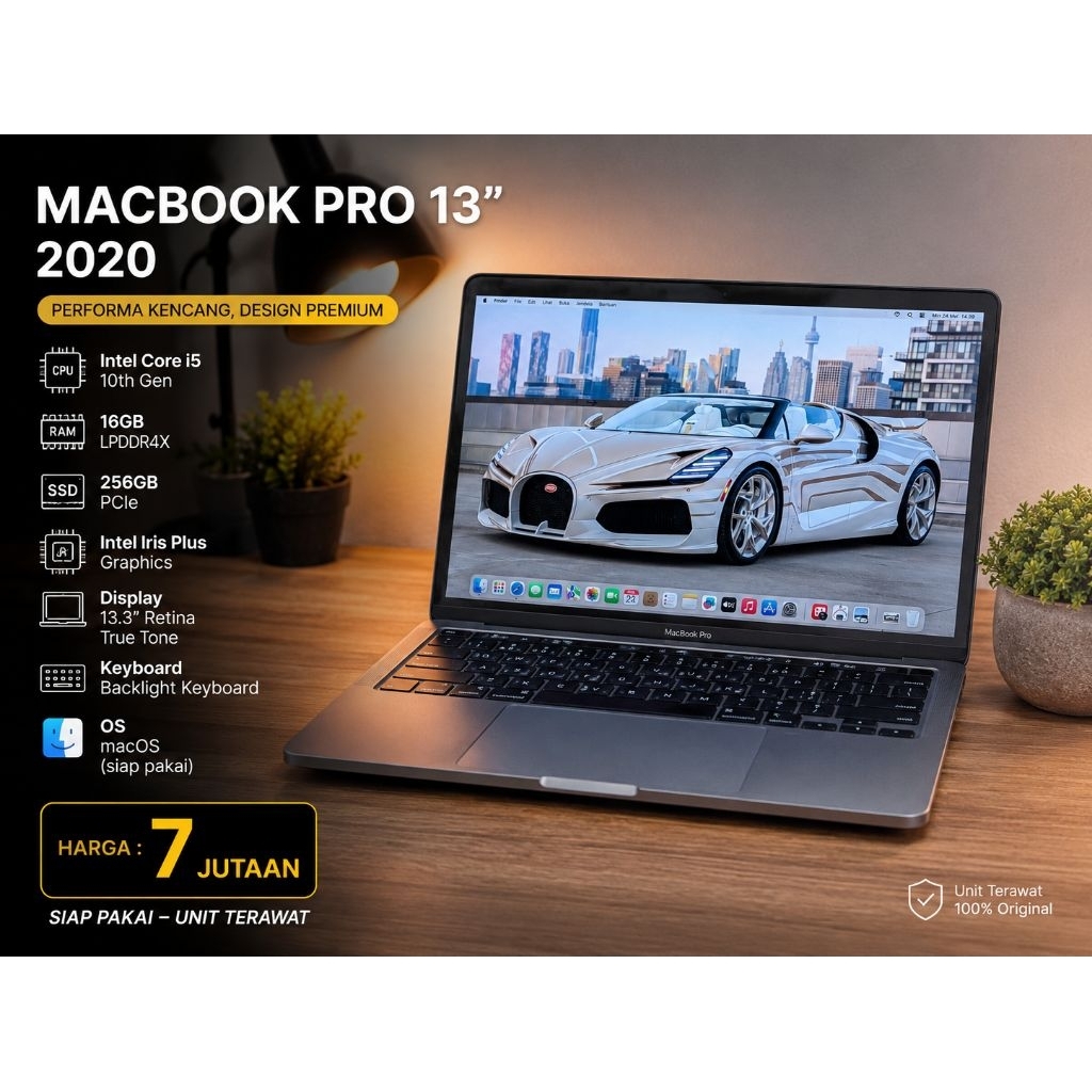 MACBOOK PRO 13 2020 | CORE I5 | RAM 16GB | SSD 256GB | GOOD