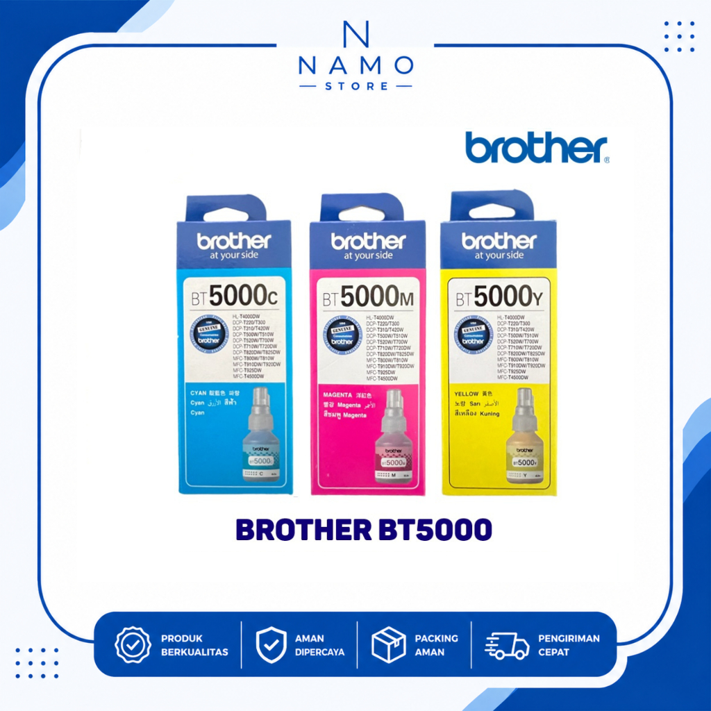 Tinta Brother BT 5000/BT5000 (Cyan/Magenta/Yellow)