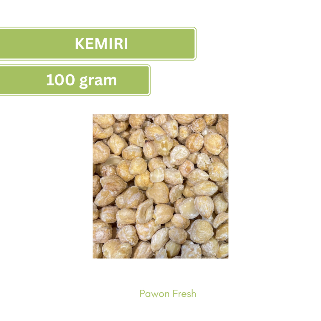 Kemiri | Miri | Kemiri Kupas | Kemiri Utuh | Kemiri Bulat | Candlenut | Rempah | Pawon Fresh | Sayur