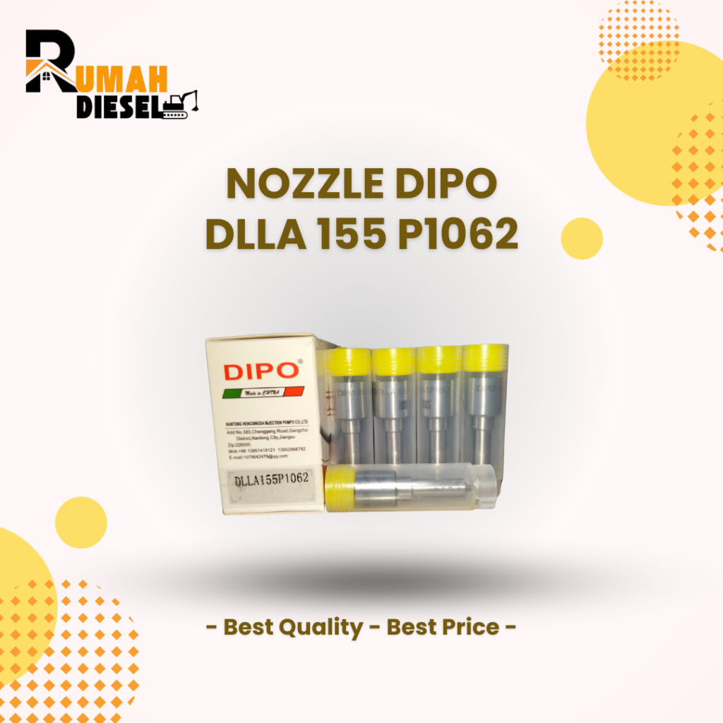 Nozzle DIPO DLLA155P1062 / P1062 untuk Toyota Hilux, Toyota Hiace 1KD-FTV