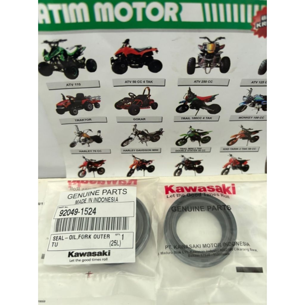 Oil Seal Shock kawasaki Klx 150 original