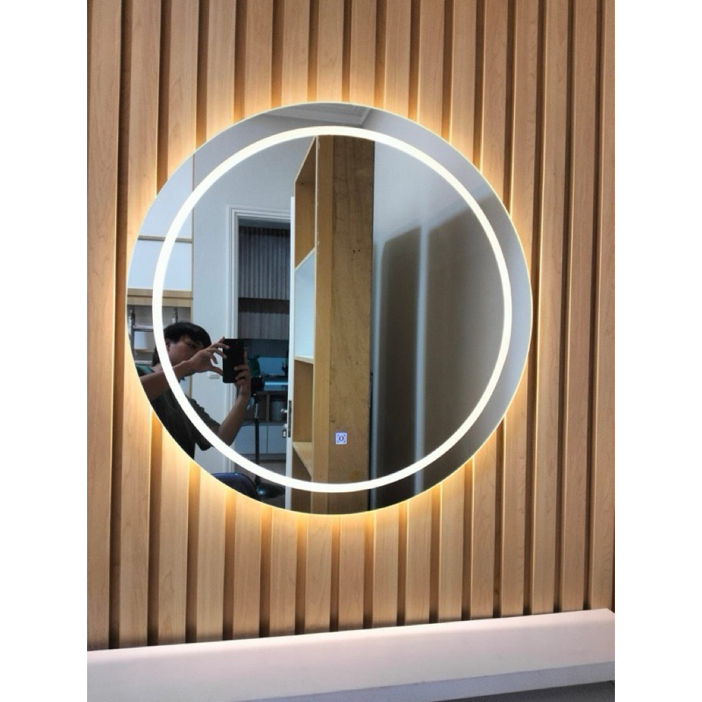 Cermin Kamar Mandi Led Touchscreen Wastafel