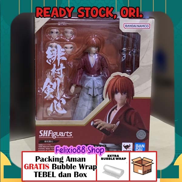 BANDAI SHF S.H.Figuarts Kenshin Himura - Rurouni Kenshin - Samurai X SHFiguarts Tamashii Nations