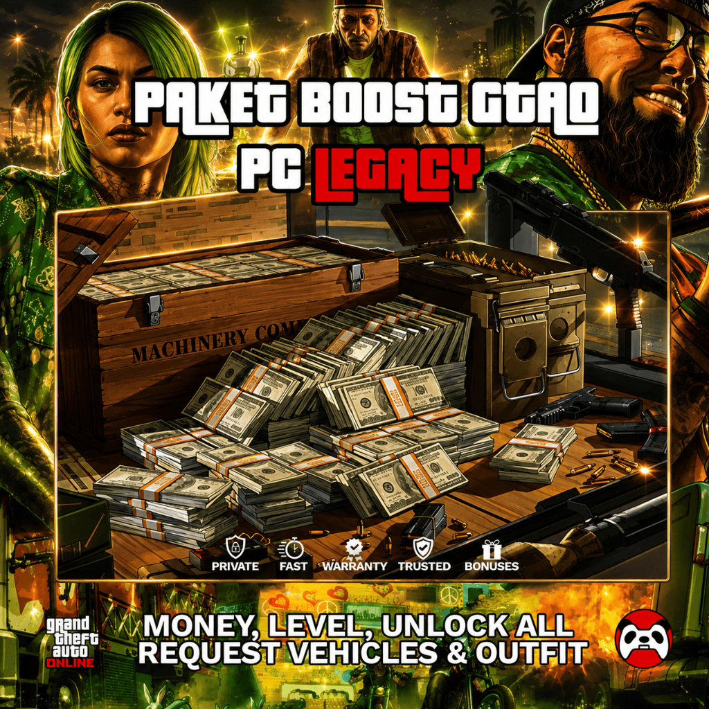 [PROMO] Paket Game Boost GTA V Online Legacy PC ,Metode Aman