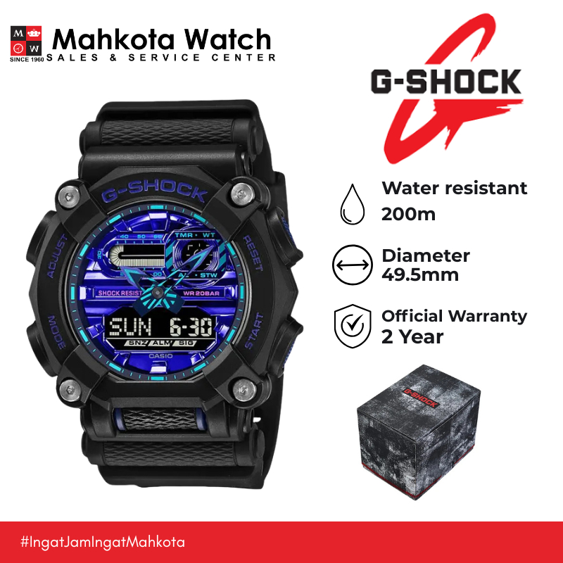 JAM TANGAN PRIA CASIO G-SHOCK GA-900VB-1ADR ORIGINAL