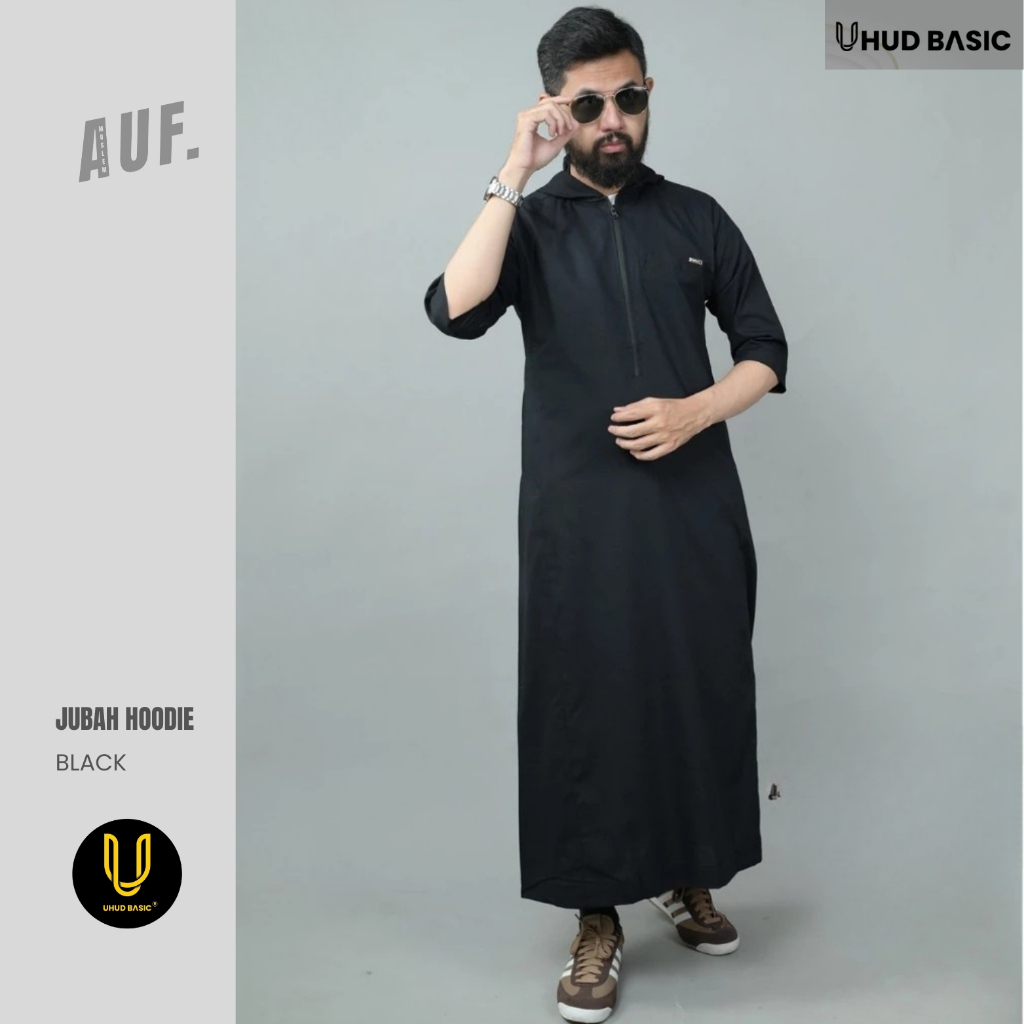 JUBAH HOODIE || UHUD BASIC | AUF MOSLEM