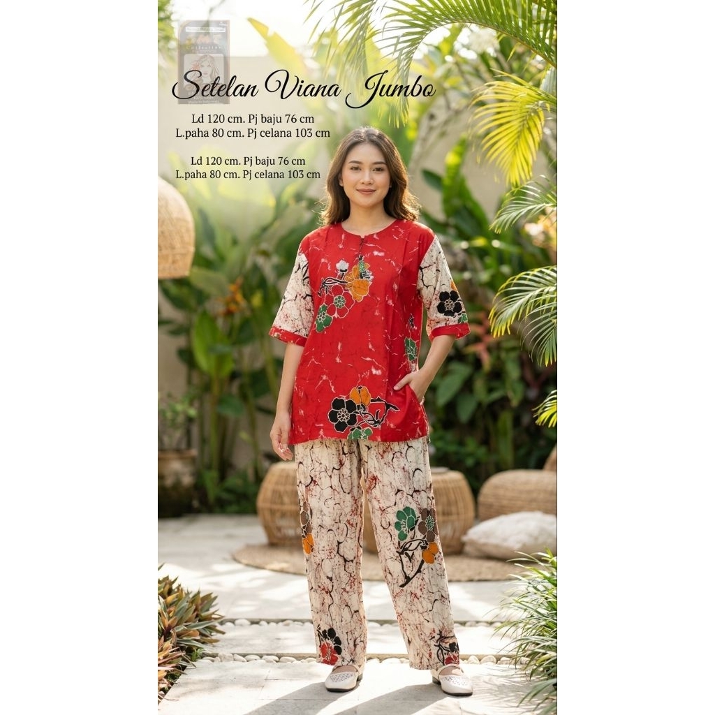 SMT Marisa Setelan Viana Celana Panjang ld 120 cm