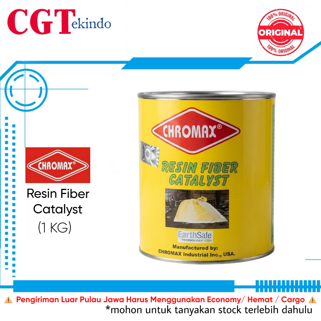 Resin Fiber 1kg + Katalis Chromax - Paket Bahan Fiber Glass Serbaguna