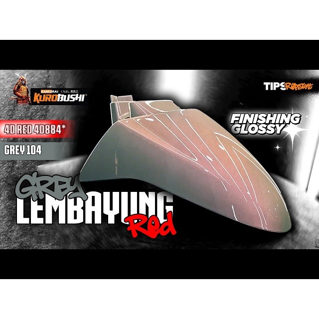 Lembayung Merah Pilox Samurai Lembayung 4D Red* Samurai || Cat Semprot Body Motor Rangka Motor&Velg 