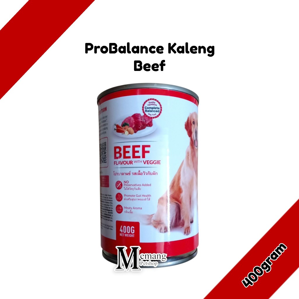 ProBalance 400gram Beef Veggie - Makanan Basah Anjing - Pro Balance