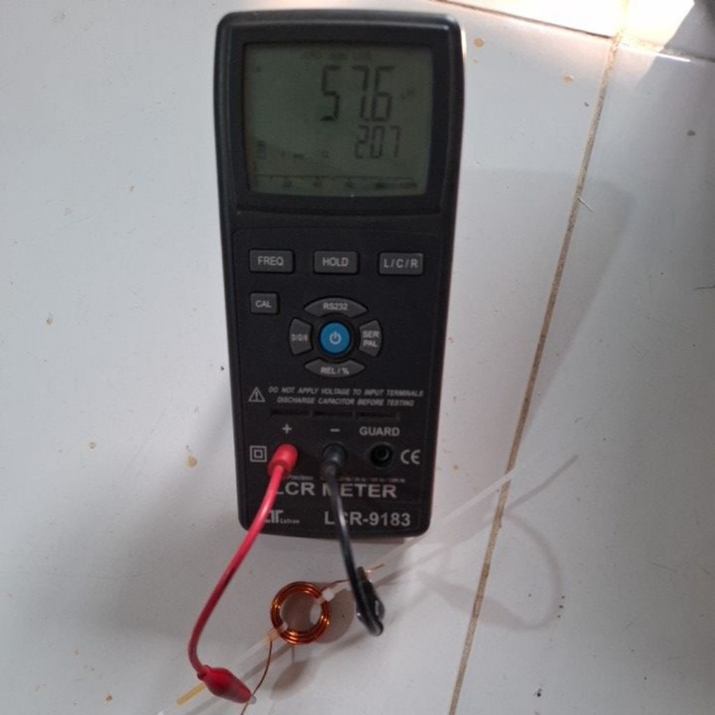 coil lilitan crossover pasif 0,05mh 0,8mm