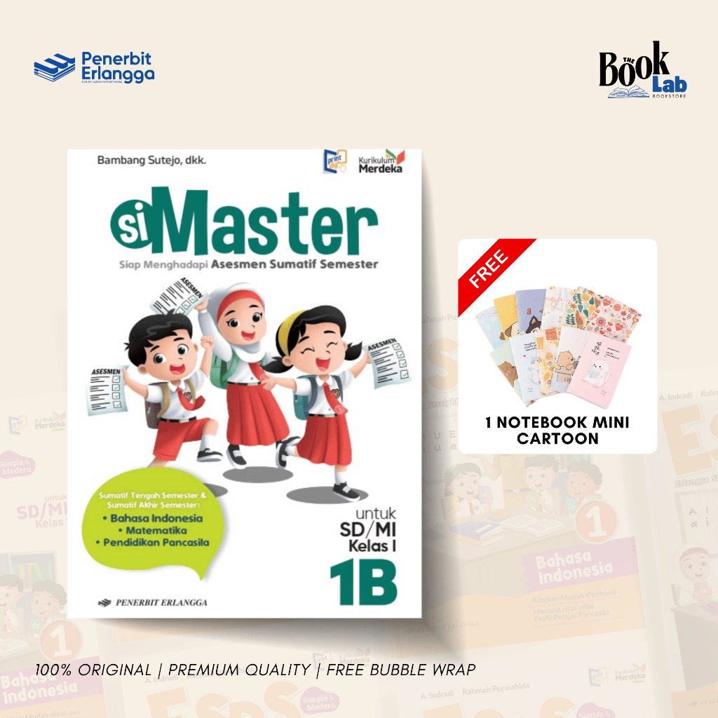 ERLANGGA - BUKU SIMASTER UNTUK SD/MI JL.1B/KM