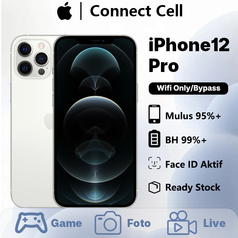 iPhone 12 Pro  Second Inter 100% ORIGINAL WIFI ONLY 128/256/512GB Game/Live Mulus Fullset