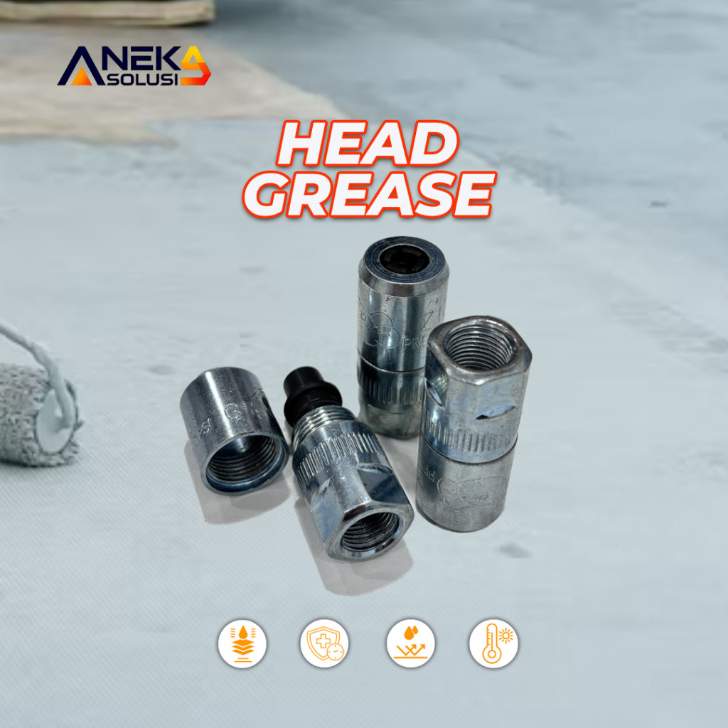 Nozzle Injeksi Penghubung Packer / Head Grease Injeksi PU / Nozzle Head Injection PU
