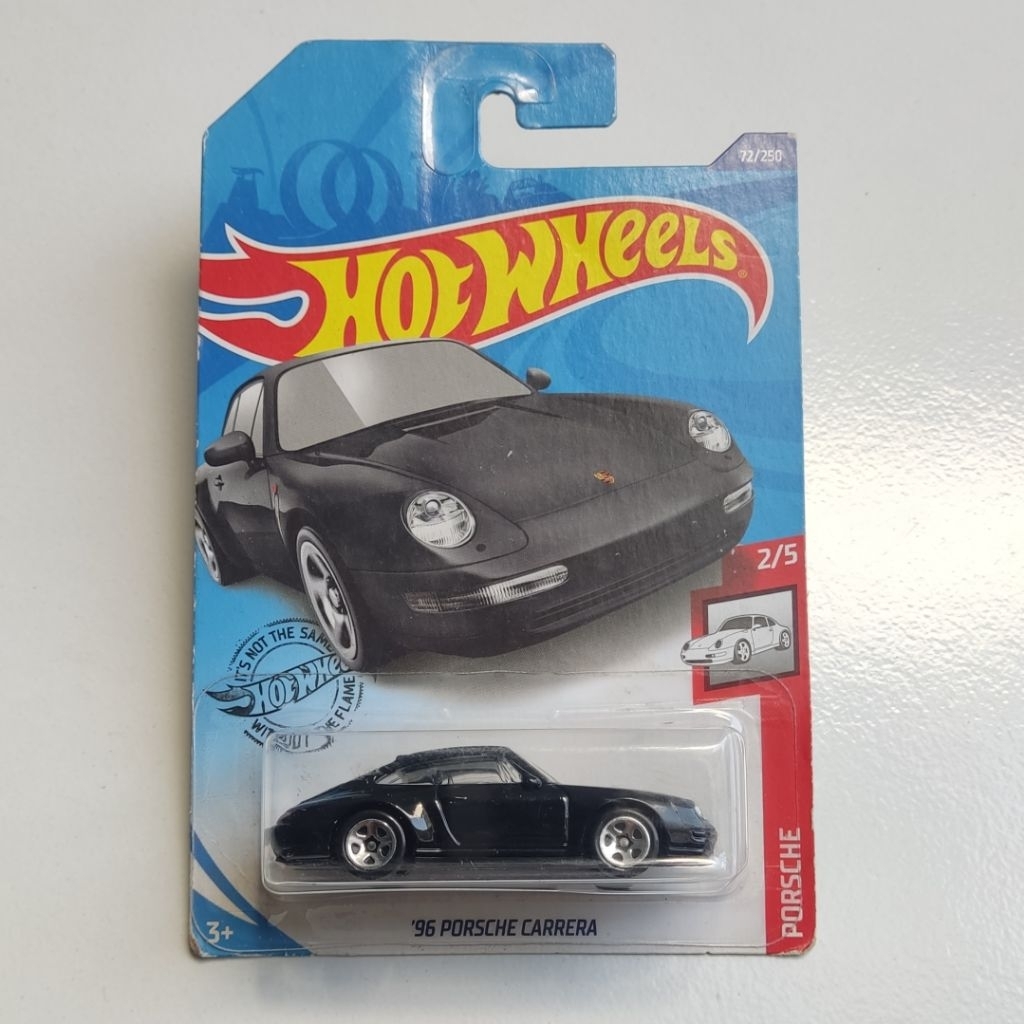 Hot Wheels 96 Porsche Carrera Black - HW PORSCHE