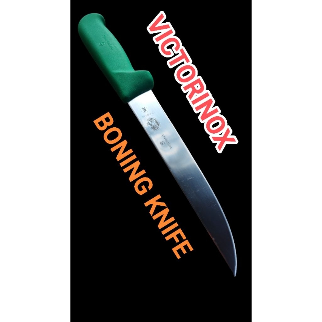 PISAU BONING ATAU BONING KNIFE VICTORINOX ORIGINAL 15,5.CM GREEN FIBROX CODE 5.6004.15Brand : Victor
